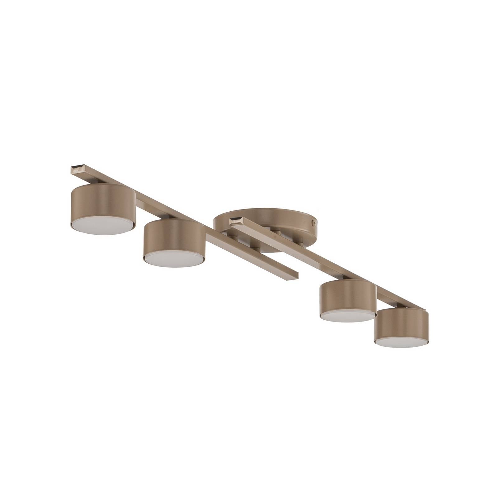 Deckenleuchte FRAGMENT, beige, Länge 87 cm, 4-flg., Metall