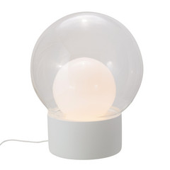 pulpo lampada da tavolo Boule Medium, trasparente/opale/bianco, vetro