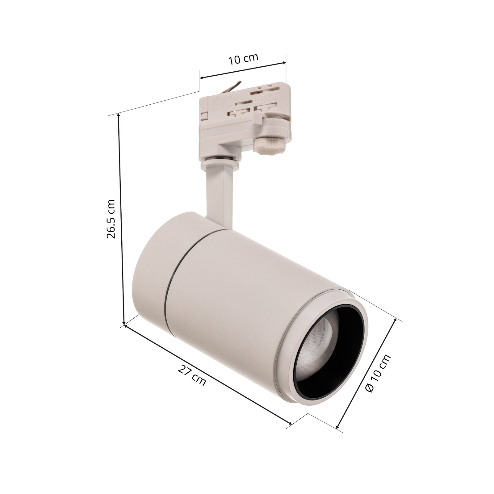 Arcchio Nanna LED railspot wit 4000K 27W