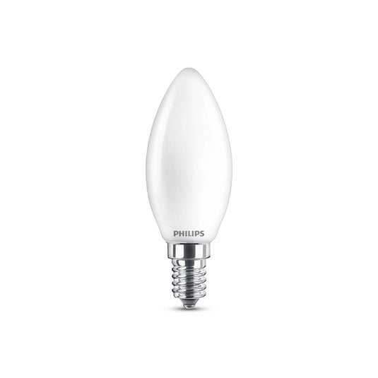 Philips Classic bec LED E14 B35 6,5W 2.700K mat