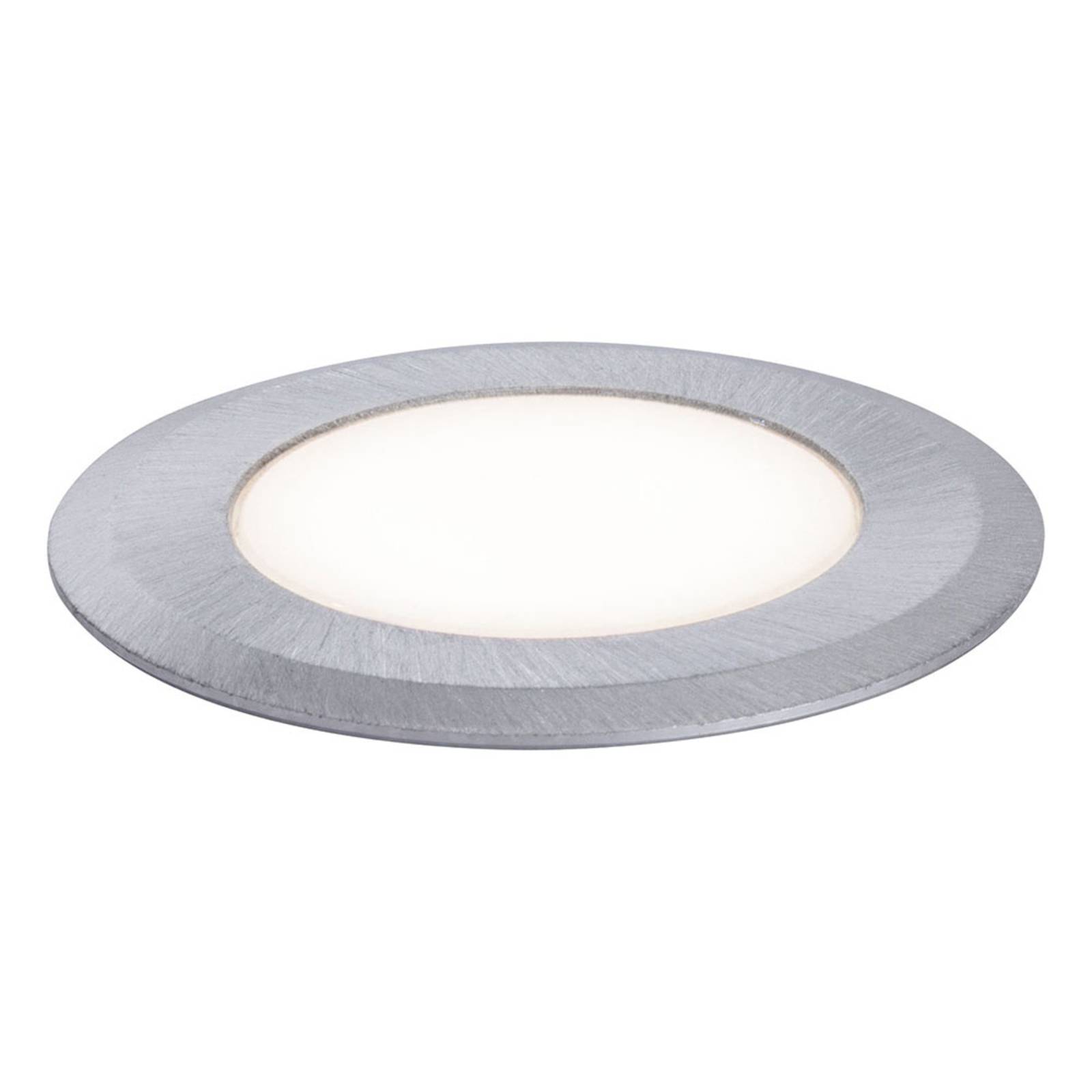 Paulmann House deck light Ip65 round full-surface - Recessed Floor Light - Recessed Light - Modern - Silver