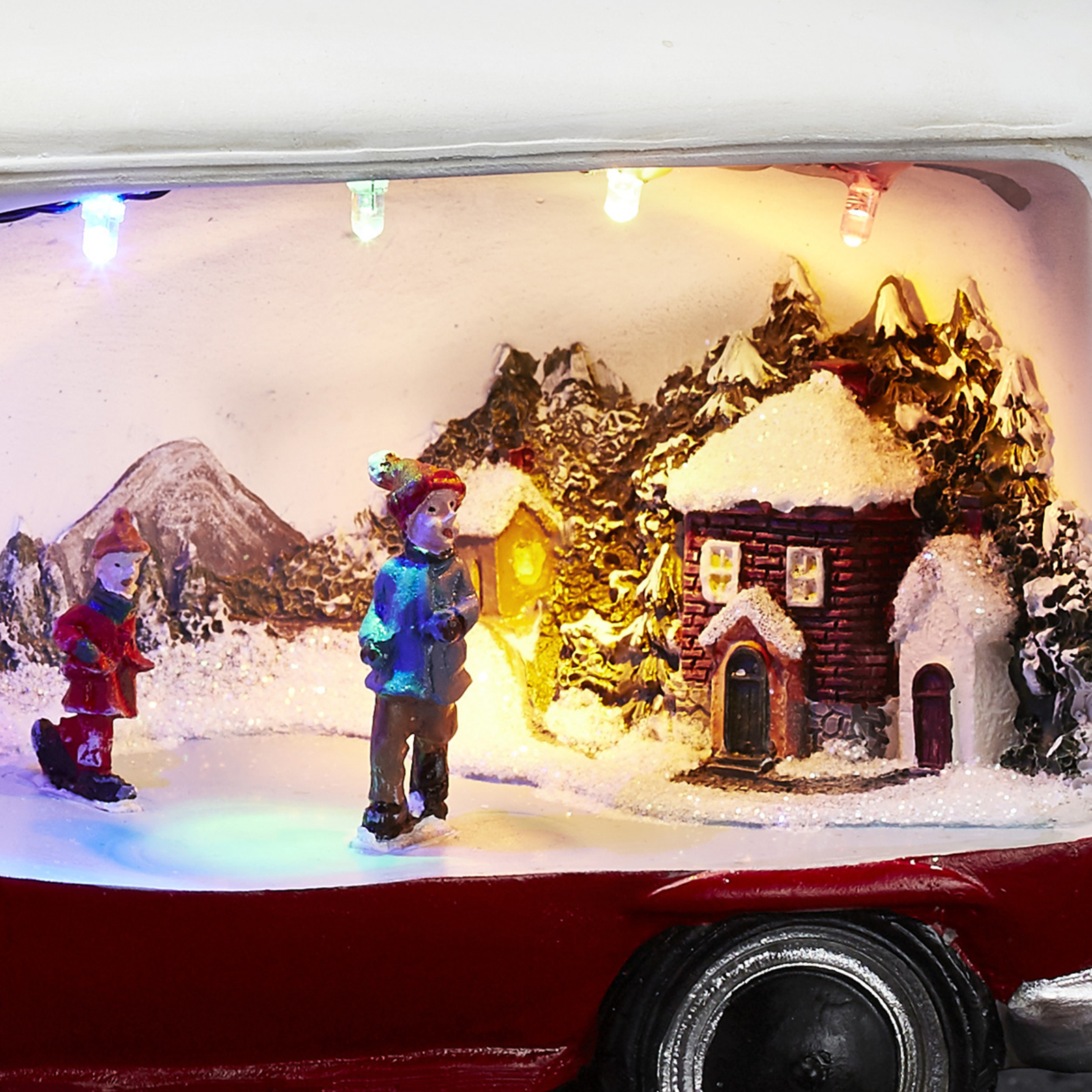 Lampe déco LED Merryville, bus de Noël