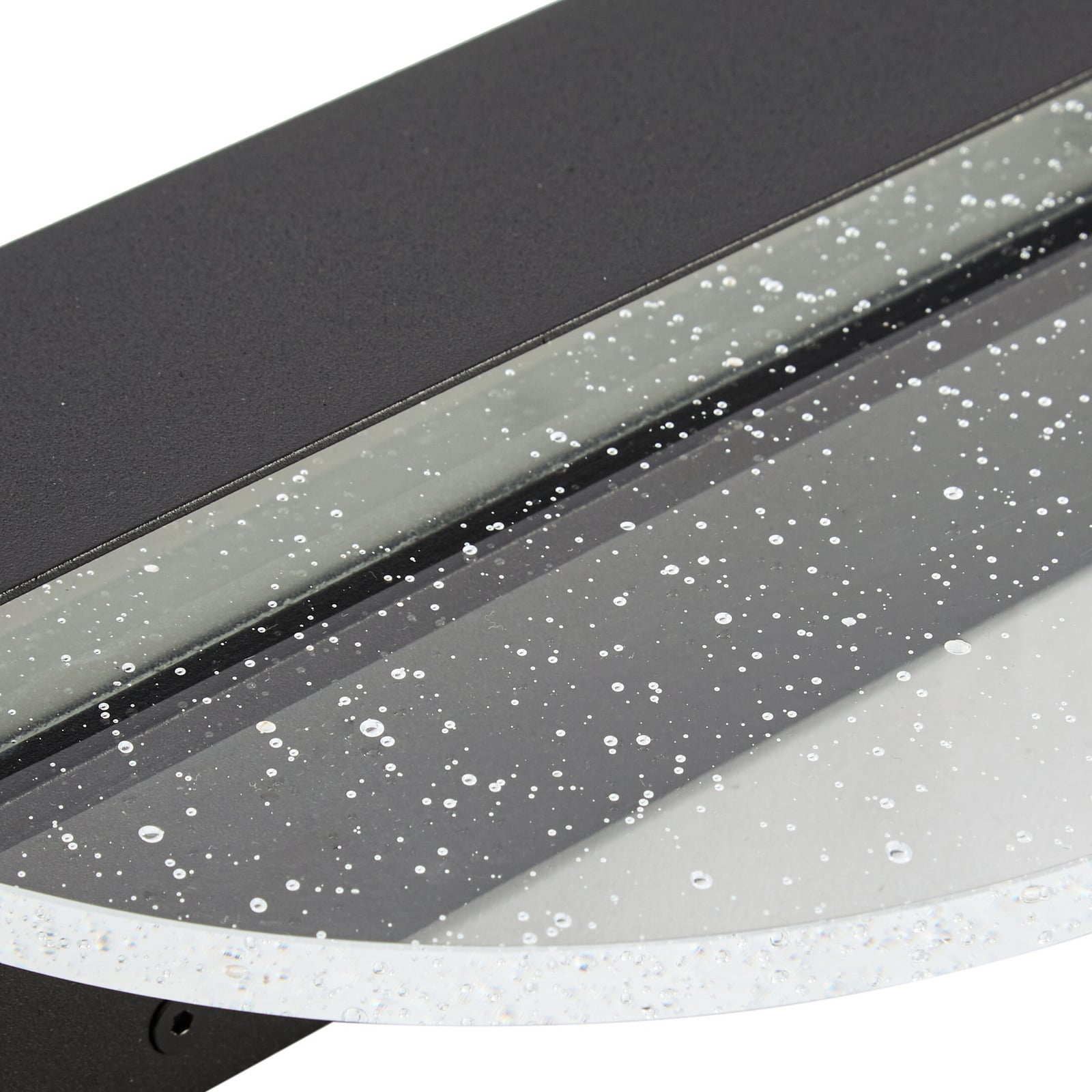 Narkelo LED wandlamp, zwart/helder, CCT, IP44 - Lucande Narkelo LED wandlamp, zwart/helder, CCT, IP44 - Lucande