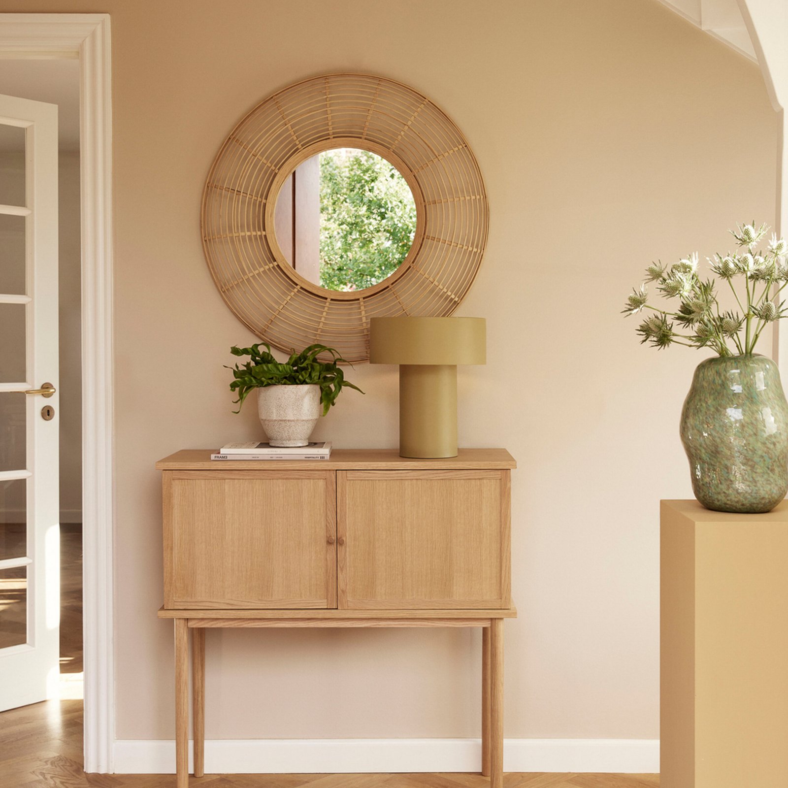 Aki Lampe de Table Khaki - Hübsch