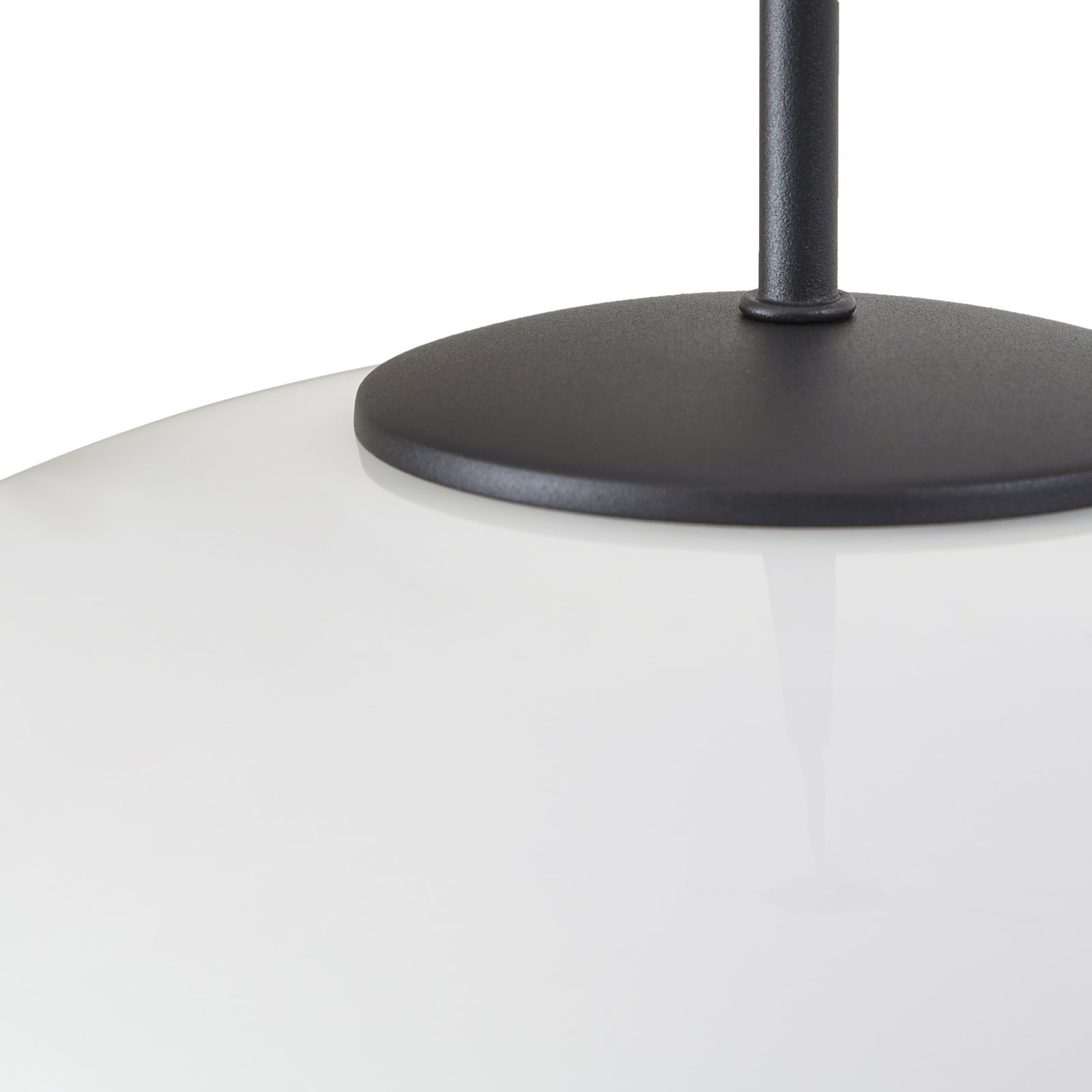 Lindby pakabinamas šviestuvas Hikari, Ø 30 cm, baltas, stiklas, E14