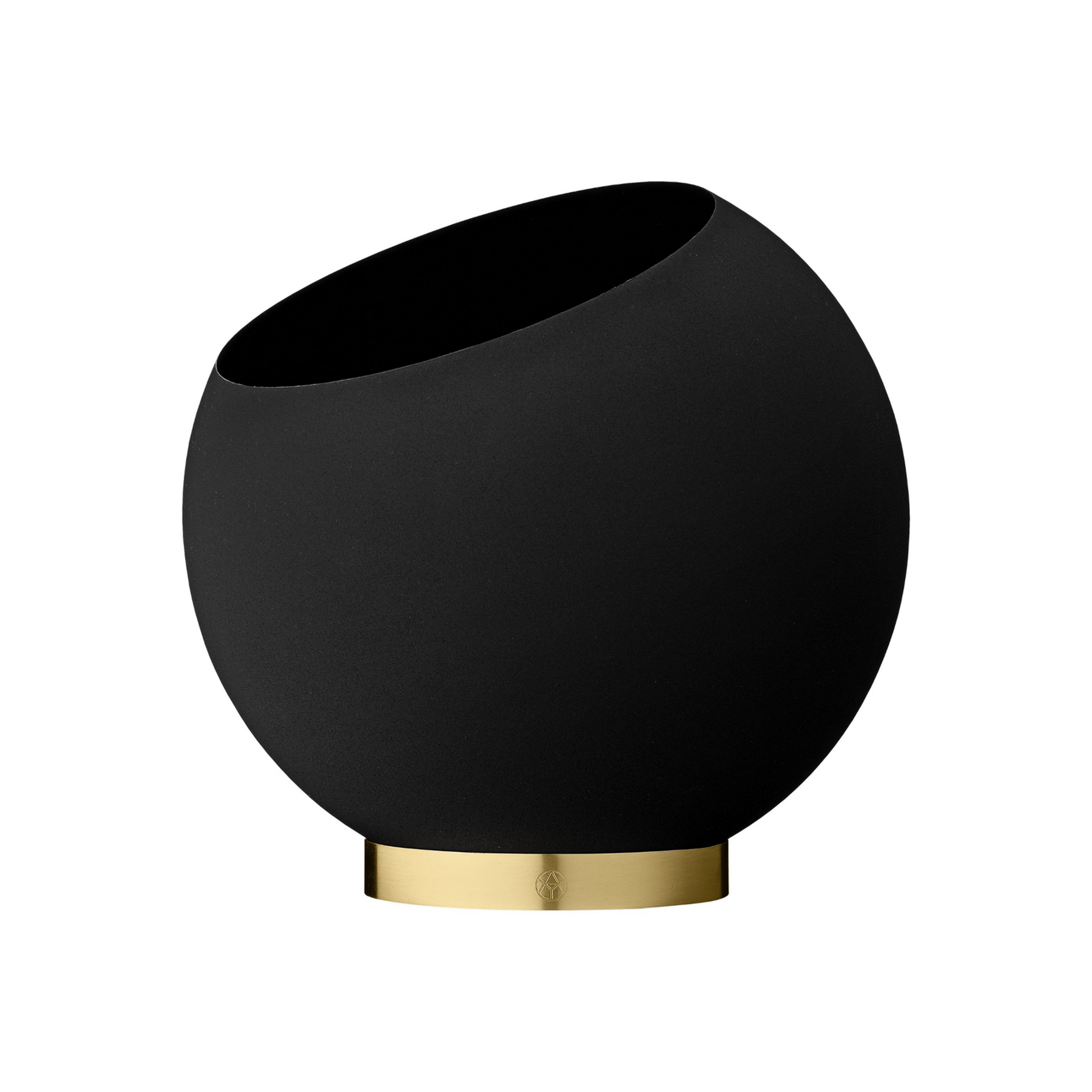 Globe Pflanzentopf Ø30xH26,6 Black/Gold - AYTM
