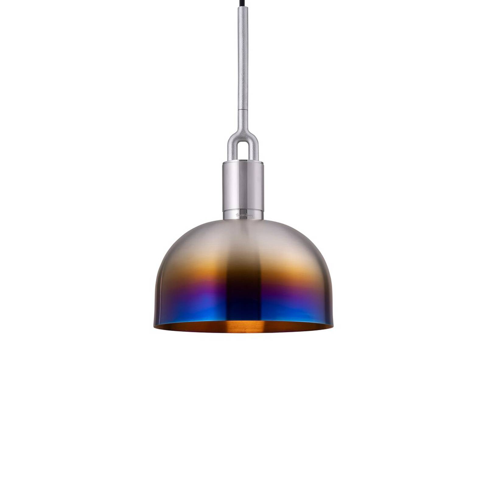 Buster + Punch Forked pendant metal Ø 25 cm burnt, for Living / Dining Room, steel, E27, 7.5 W, H: 15 cm