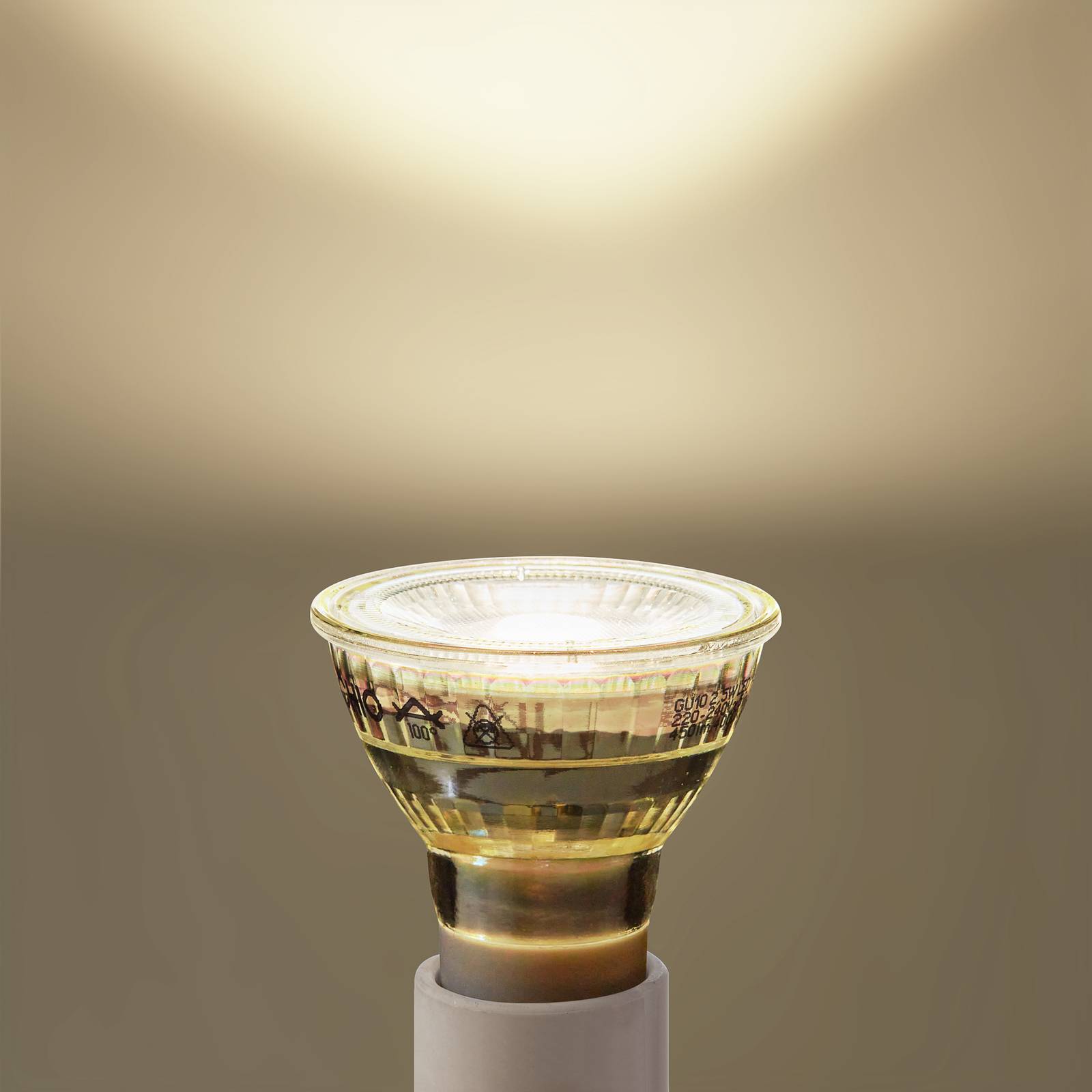 Arcchio Arcchio LED žárovka GU10 2,5W 4000K 450 lumenů sklo