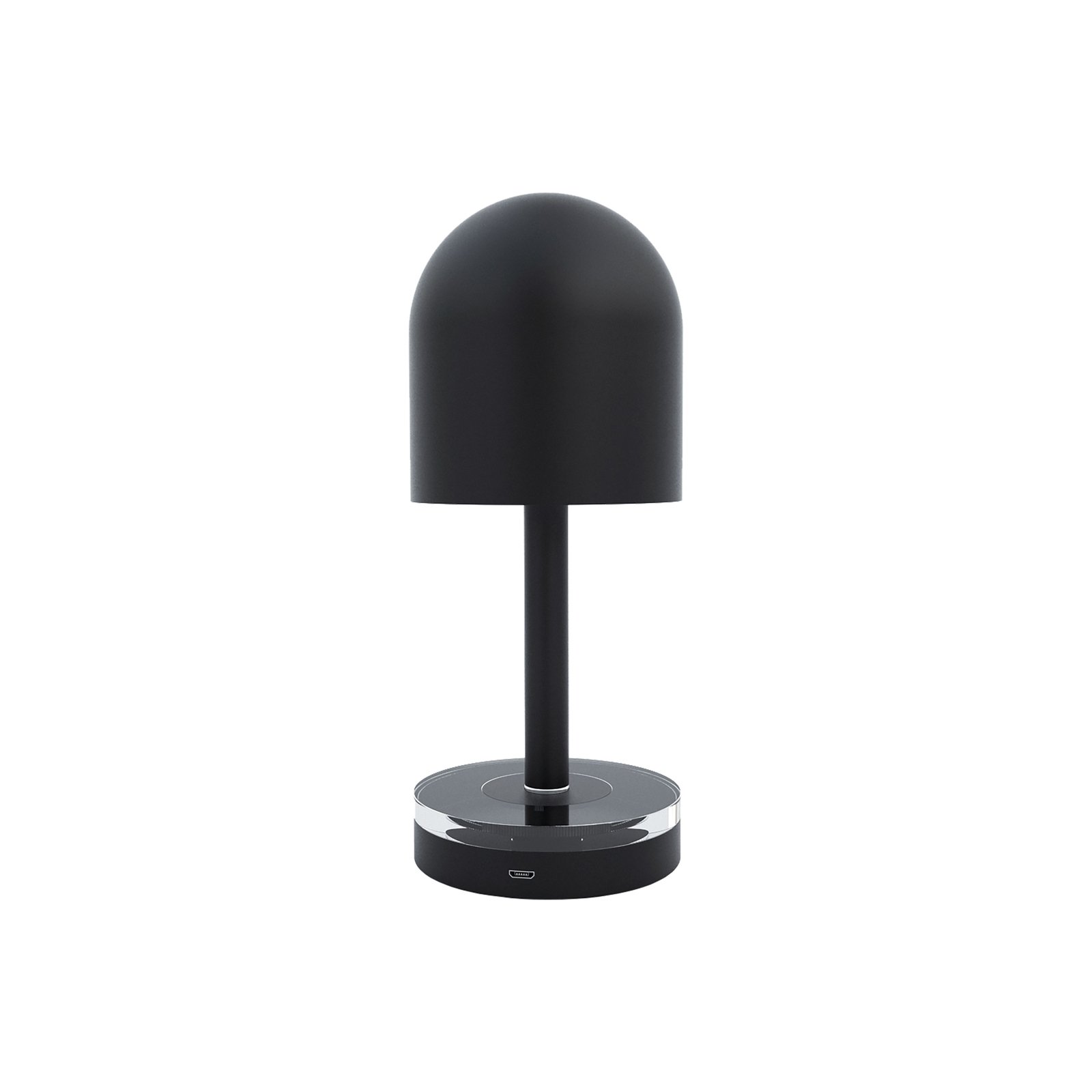 AYTM Luceo LED table lamp with rechargeable battery, black, IP44