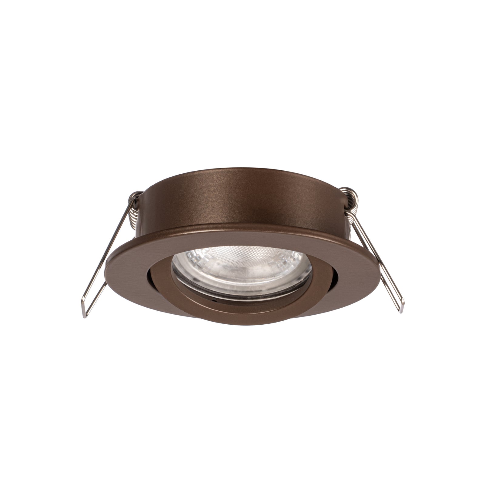 Arcchio Zyron downlight, coffee brown, Ø 8.2 cm Arcchio Zyron downlight, coffee brown, Ø 8.2 cm
