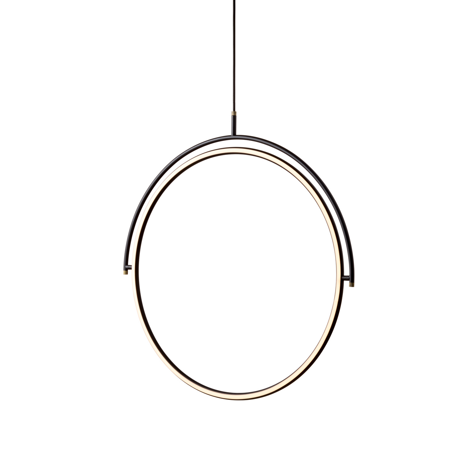 TILT LED hanglamp, Ø 40 cm, zwart, stepdim - Halo Design TILT LED hanglamp, Ø 40 cm, zwart, stepdim - Halo Design