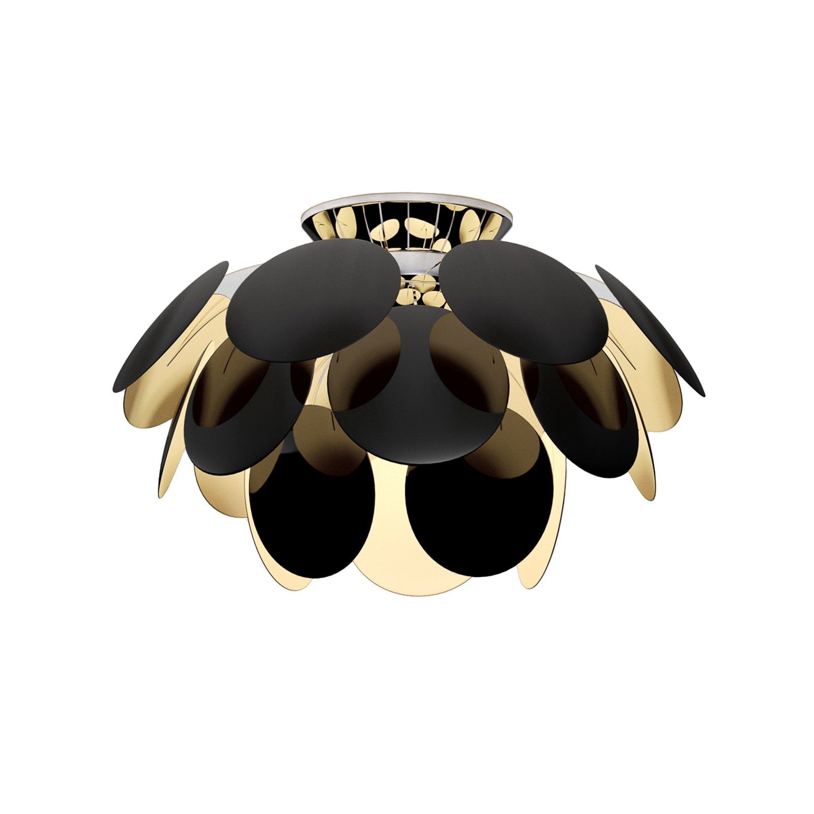 Discoco C 53 Lámpara de Techo Black/Gold - Marset
