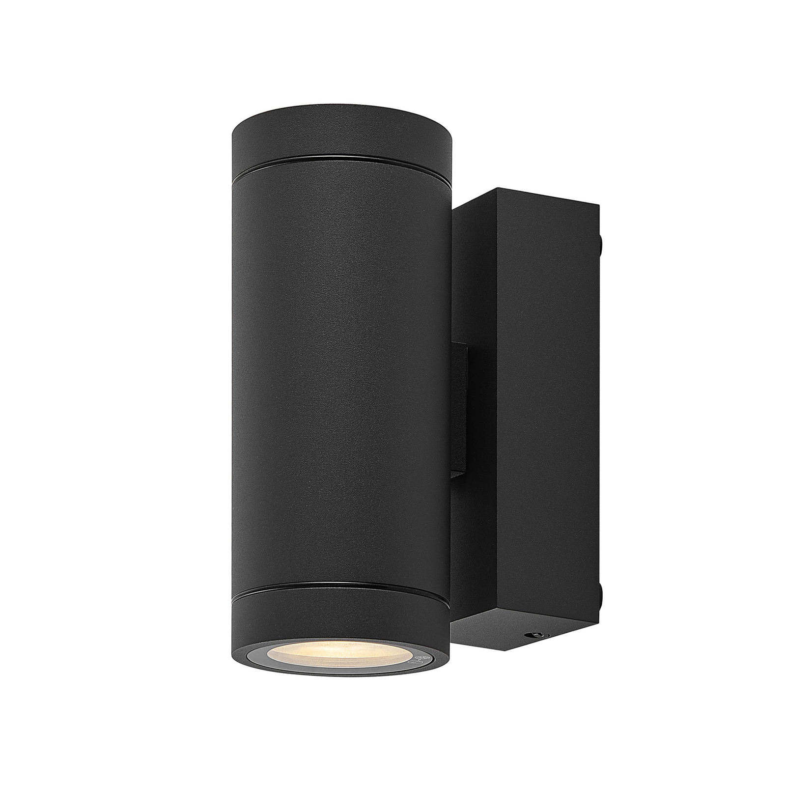 Außenwandlampe ShoreLine Pro Round up/down, dunkelgrau, GU10