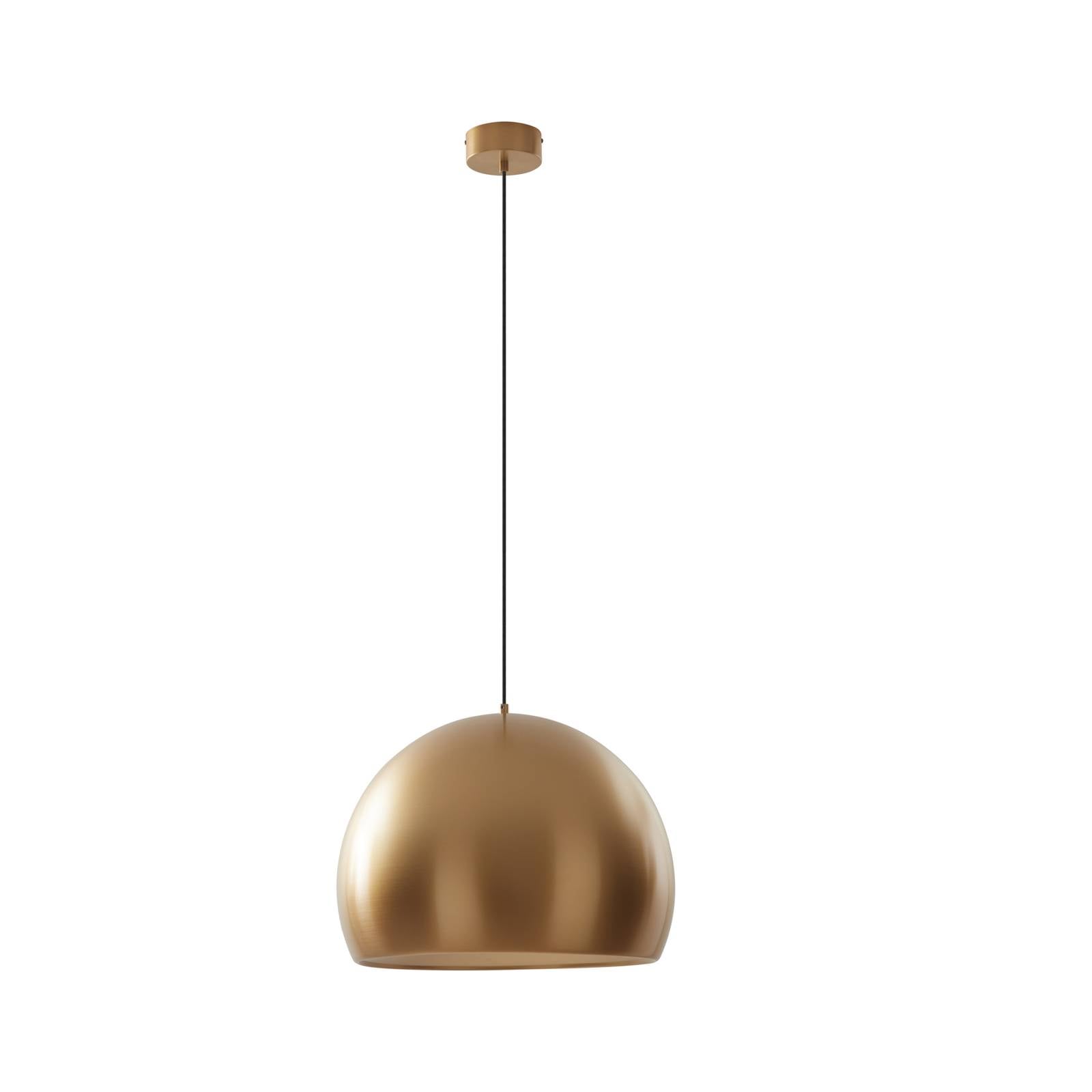 Lucande LED-Hängeleuchte Lythara, gold, Ø 50 cm, Aluminium