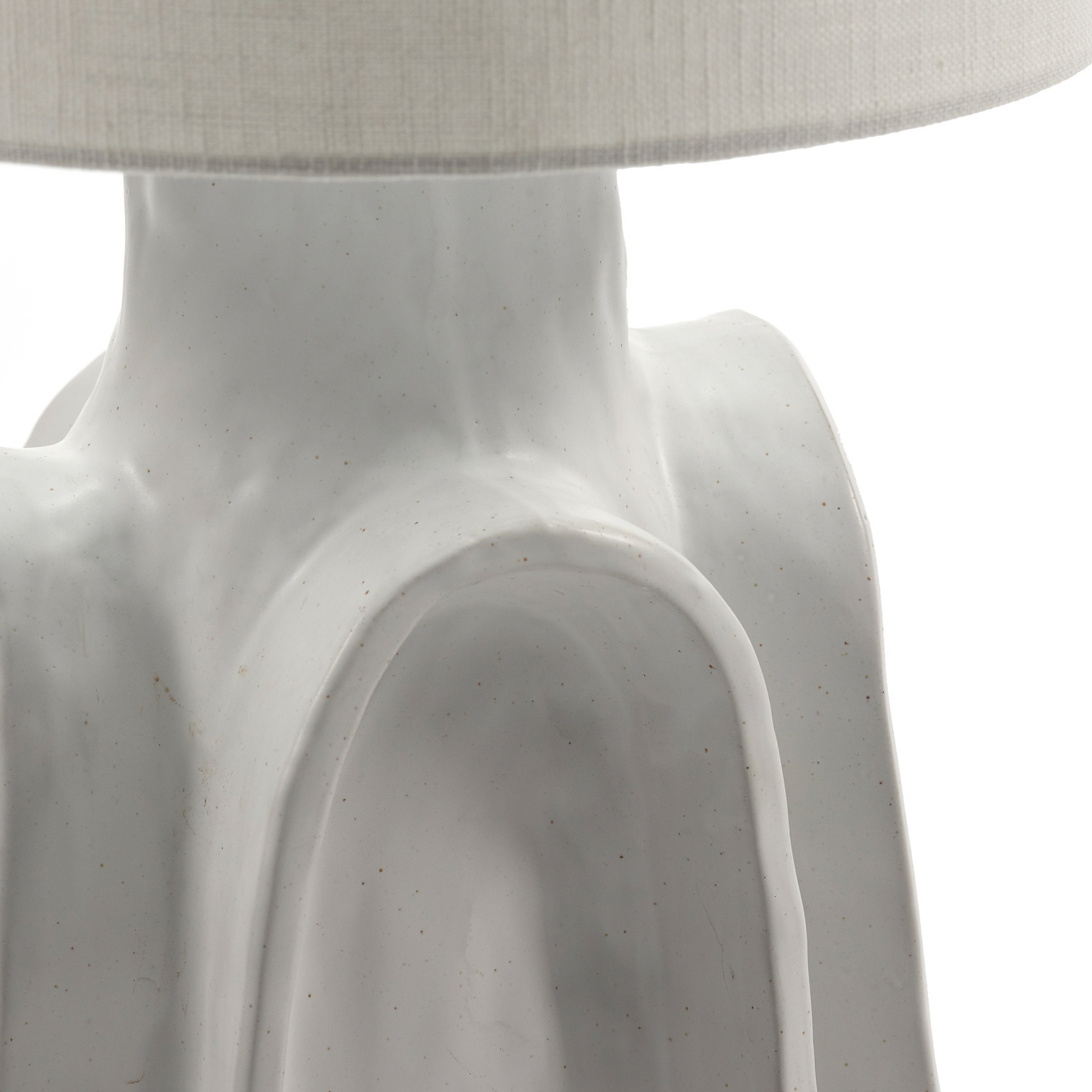 WHITE BILLY 02 bordlampe, stentøj, tekstil, E27 – Serax WHITE BILLY 02 bordlampe, stentøj, tekstil, E27 – Serax