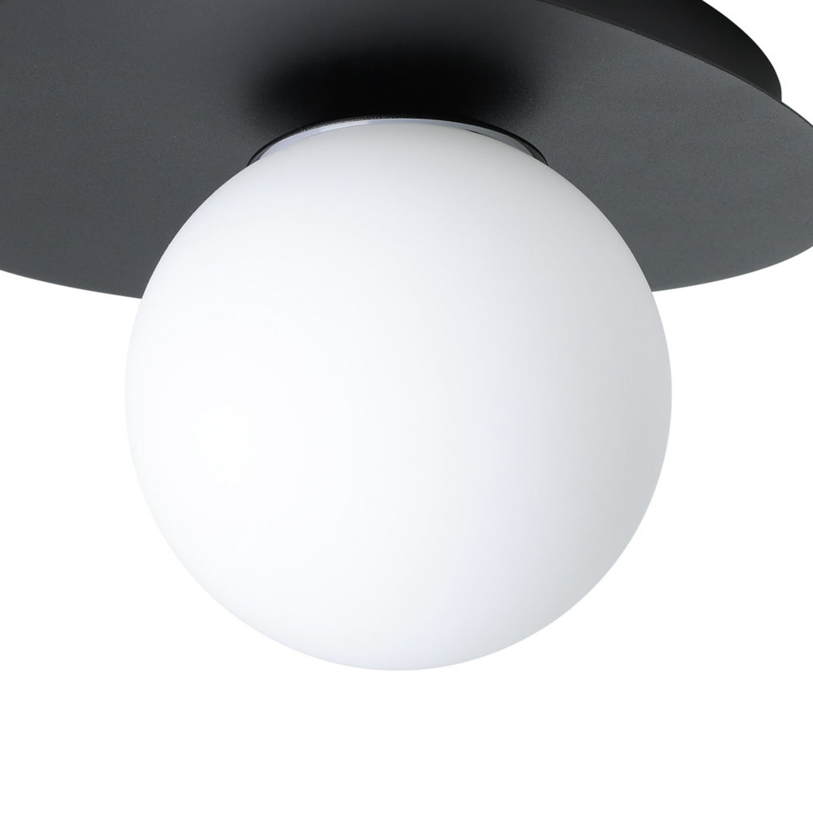 EGLO plafondlamp CASTROVIDO zwart 24 cm 1-lamp IP44 G9-LED
