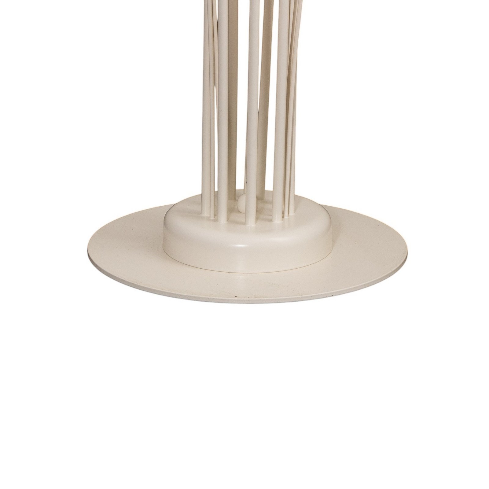 Lámpara de pie Gloriosa, crema, cristal, 9 luces