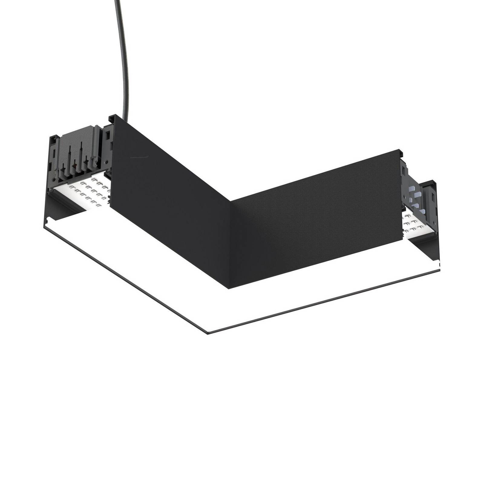 SLC LED-Eckverbindung Click rechts, AC, schwarz