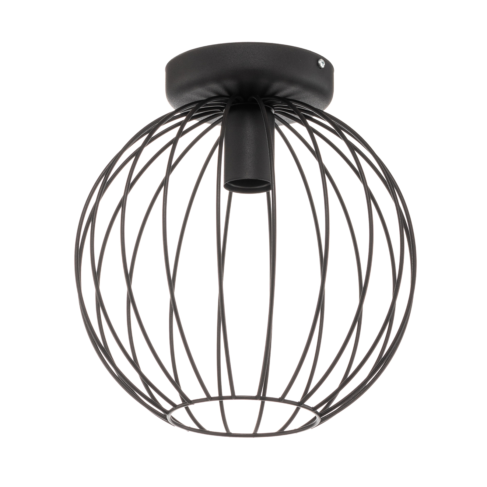 Cumera ceiling lamp with open cage shade, Ø 30cm