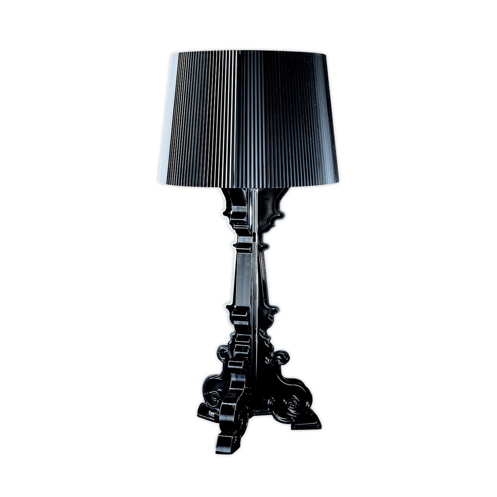 Kartell Bourgie – stolná LED lampa, čierna