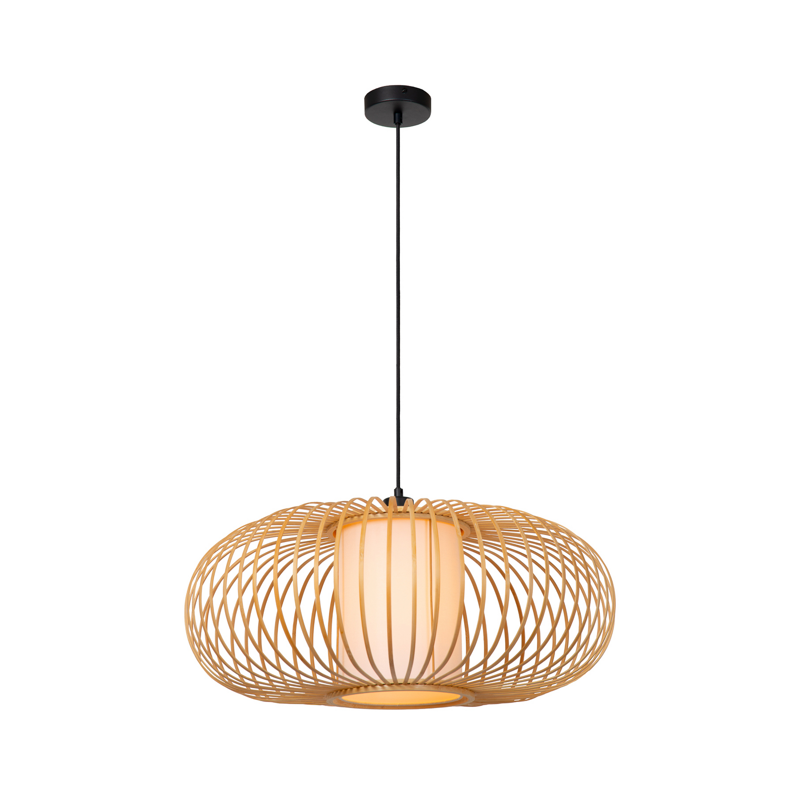 Hängeleuchte THULINE, Bambus, 1-flammig, Ø 60 cm, E27 Hängeleuchte THULINE, Bambus, 1-flammig, Ø 60 cm, E27