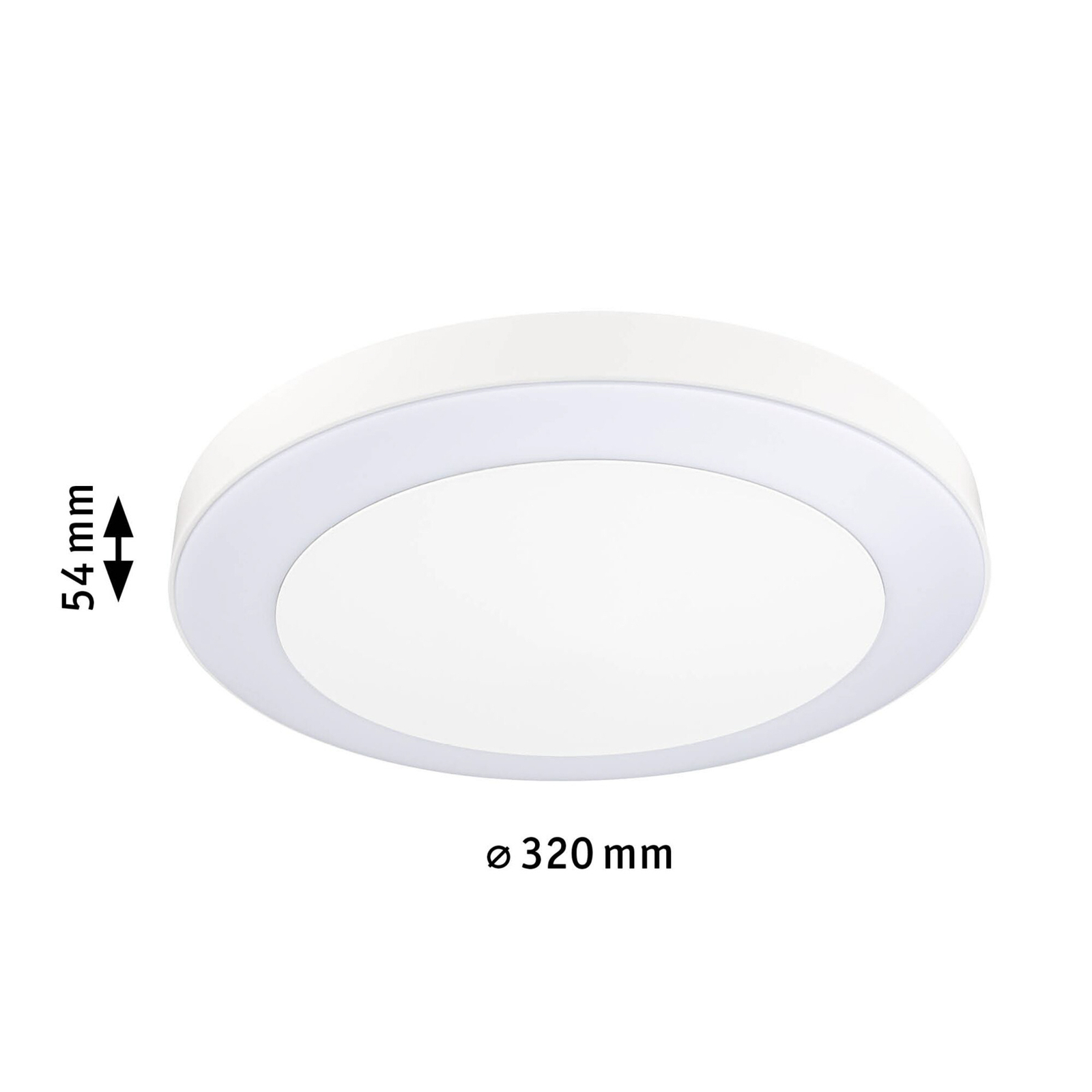 Paulmann Circula Sensor-Außendeckenlampe 830 weiß