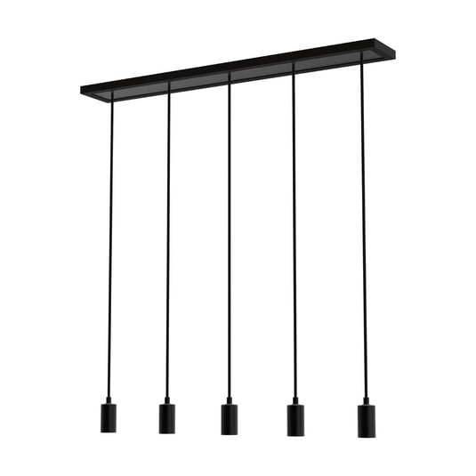 SEGULA Hängeleuchte Madox 5X Wave, schwarz, Stahl, E27