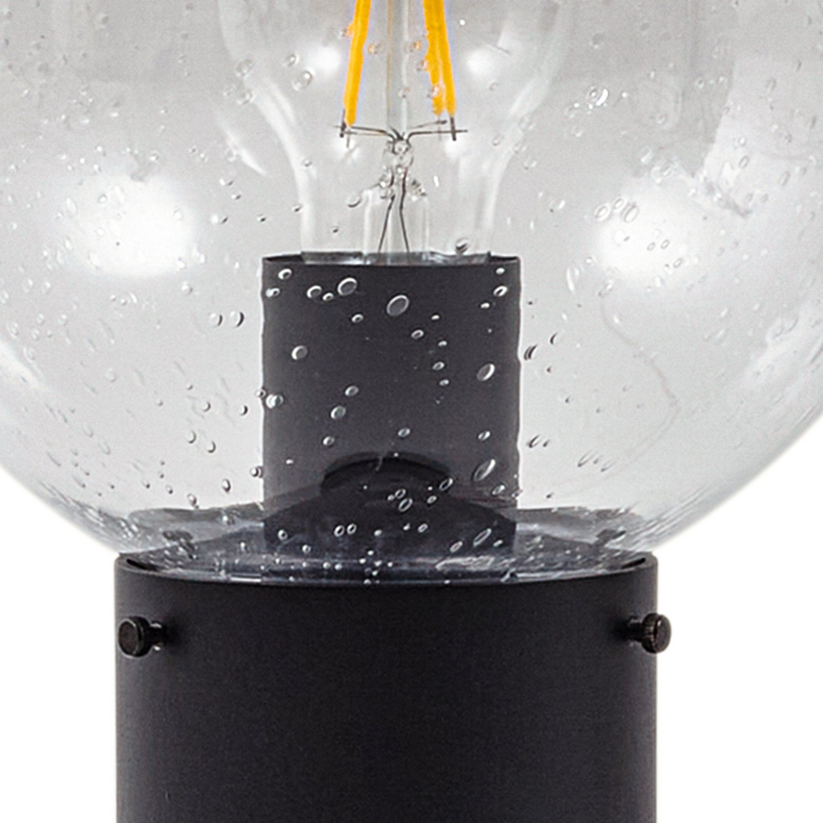 Dangan osvény világítás, magasság 90 cm, üveg, fém, érzékelő, átlátszó - Lindby