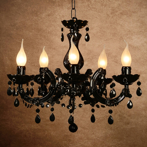 Lustre mystérieux ARABESQUE noir