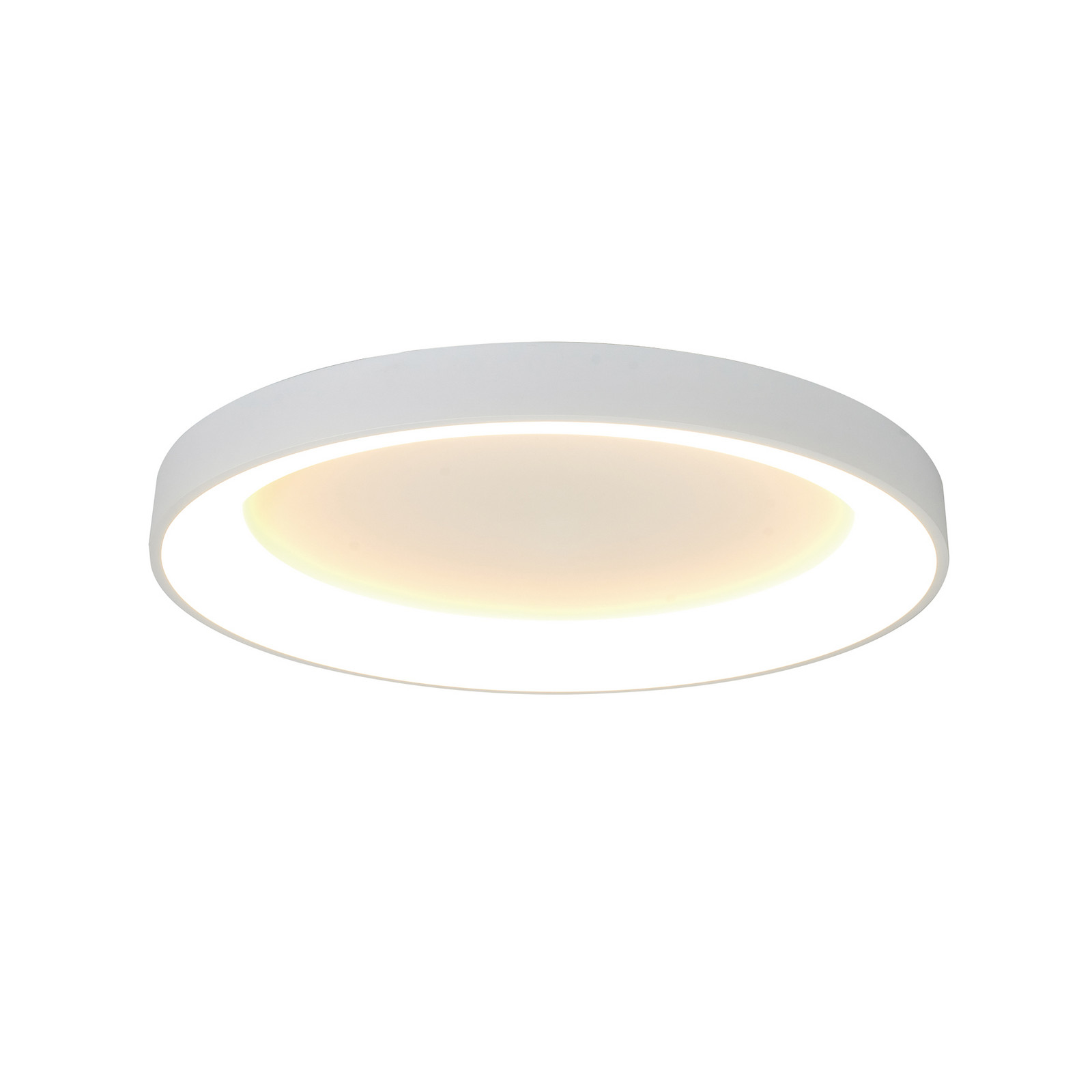 Mantra Iluminación LED stropna svjetiljka Niseko II, CCT, daljinski upravljač, Ø 78 cm, bijela - Dnevni boravak/blagovaonica - Moderan - Aluminij