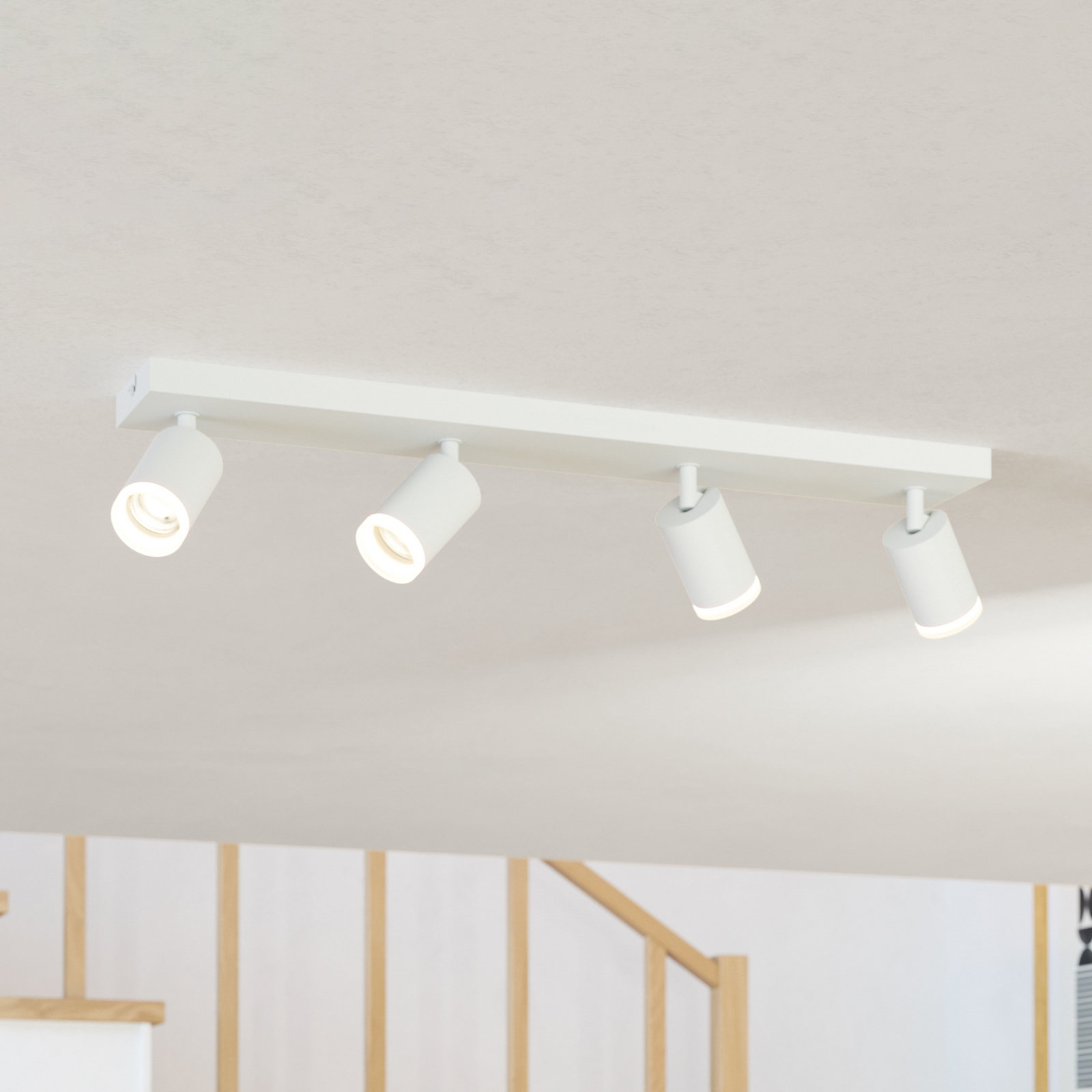 EGLO connect Smart LED bodovka Melitello-Z, 4-bodová, bílá