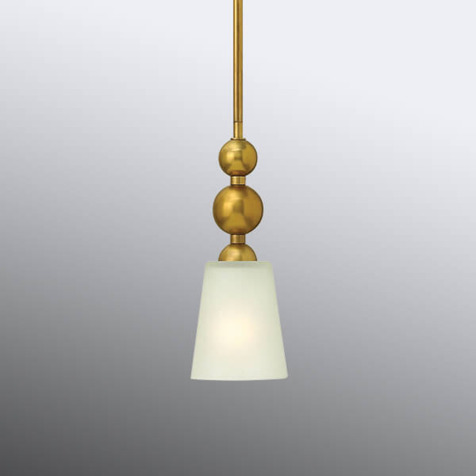 HINKLEY Hanging light Zelda in a glamorous design, for Living / Dining Room, metal, etched glass, E27, 60 W, energy efficiency: A++, H: 31.8 cm