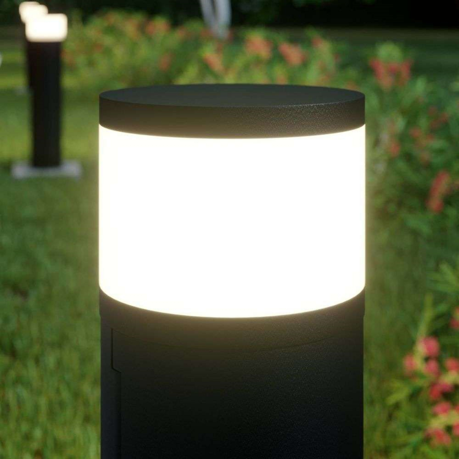 Corban Cover Up Vonkajšie Záhradná Lampa w/2 Power strip Graphite - Lucande