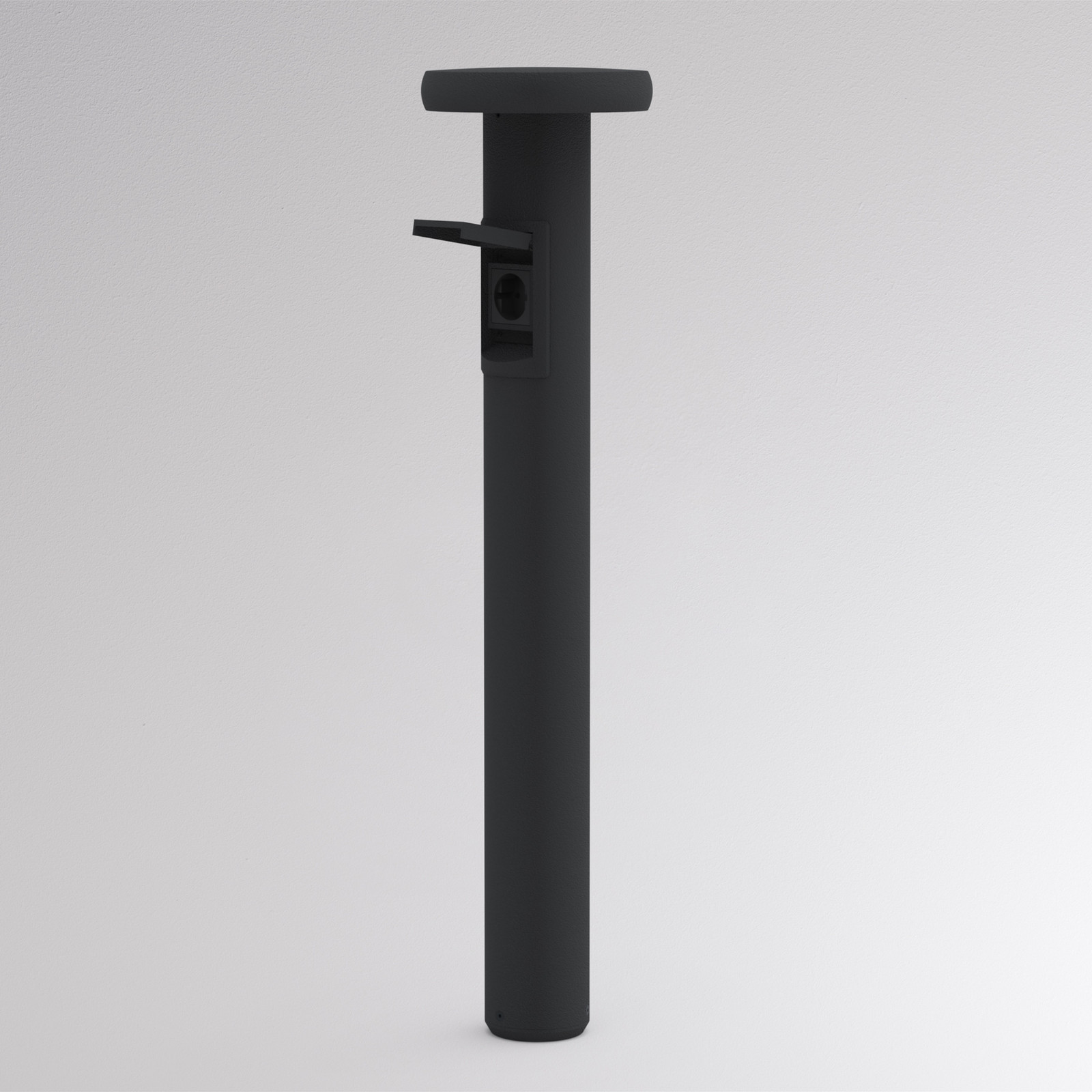 Molto Luce Bornă luminoasă LED CIRC DALI priză antracit 82 cm IP65 - Modern - Aluminiu