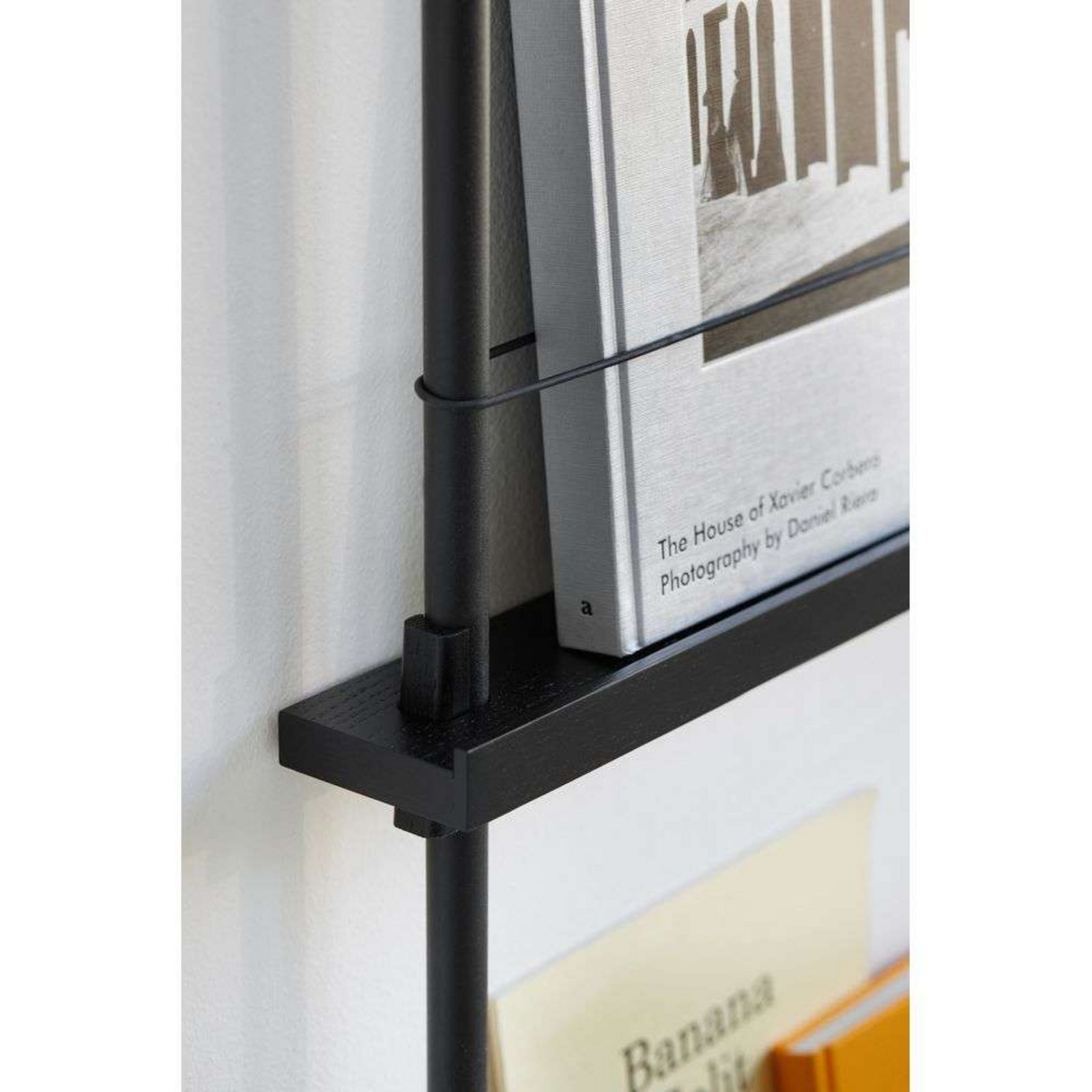 Magazine Shelving Black/Black - Moebe