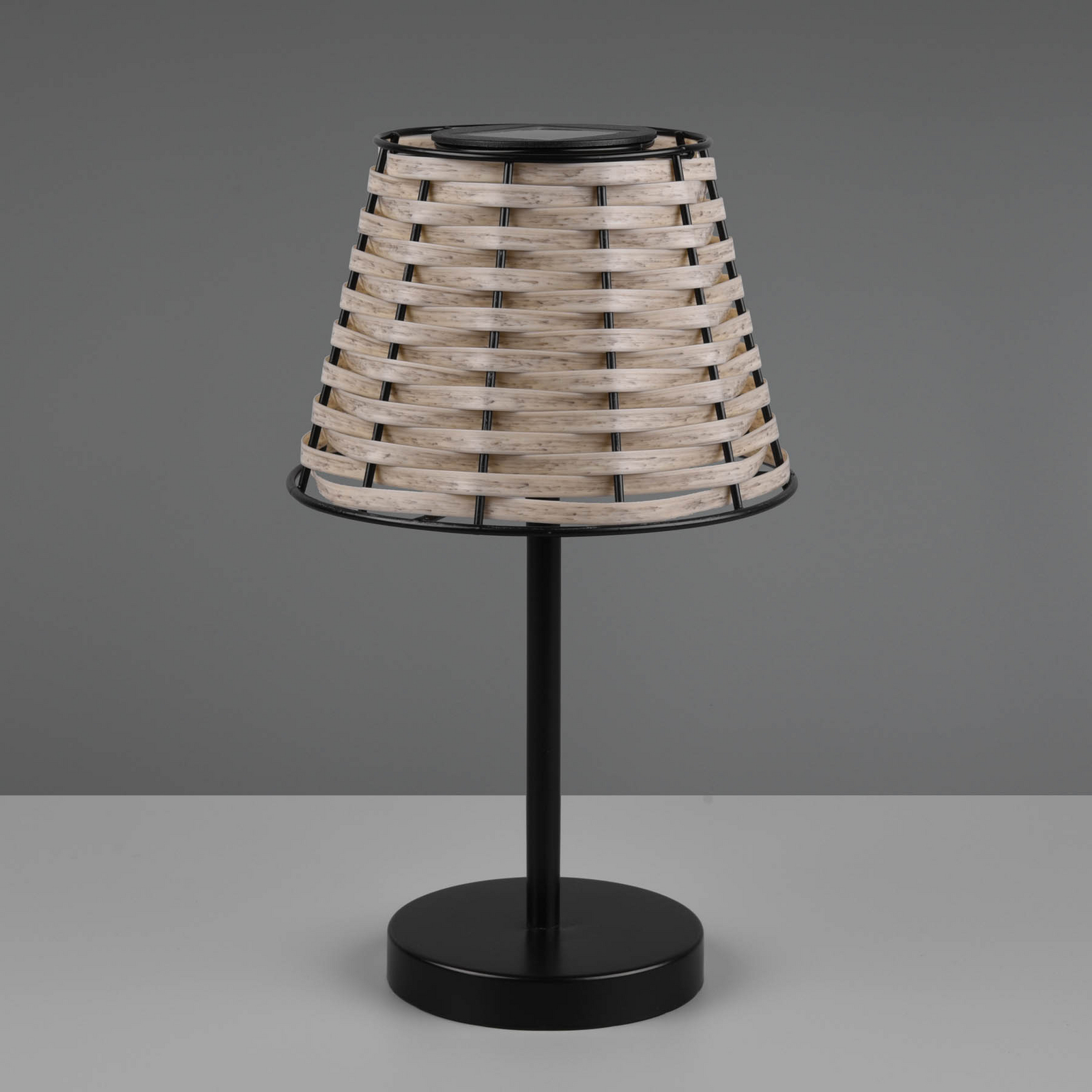 LED-Solar-Tischleuchte Roca mit Tageslichtsensor