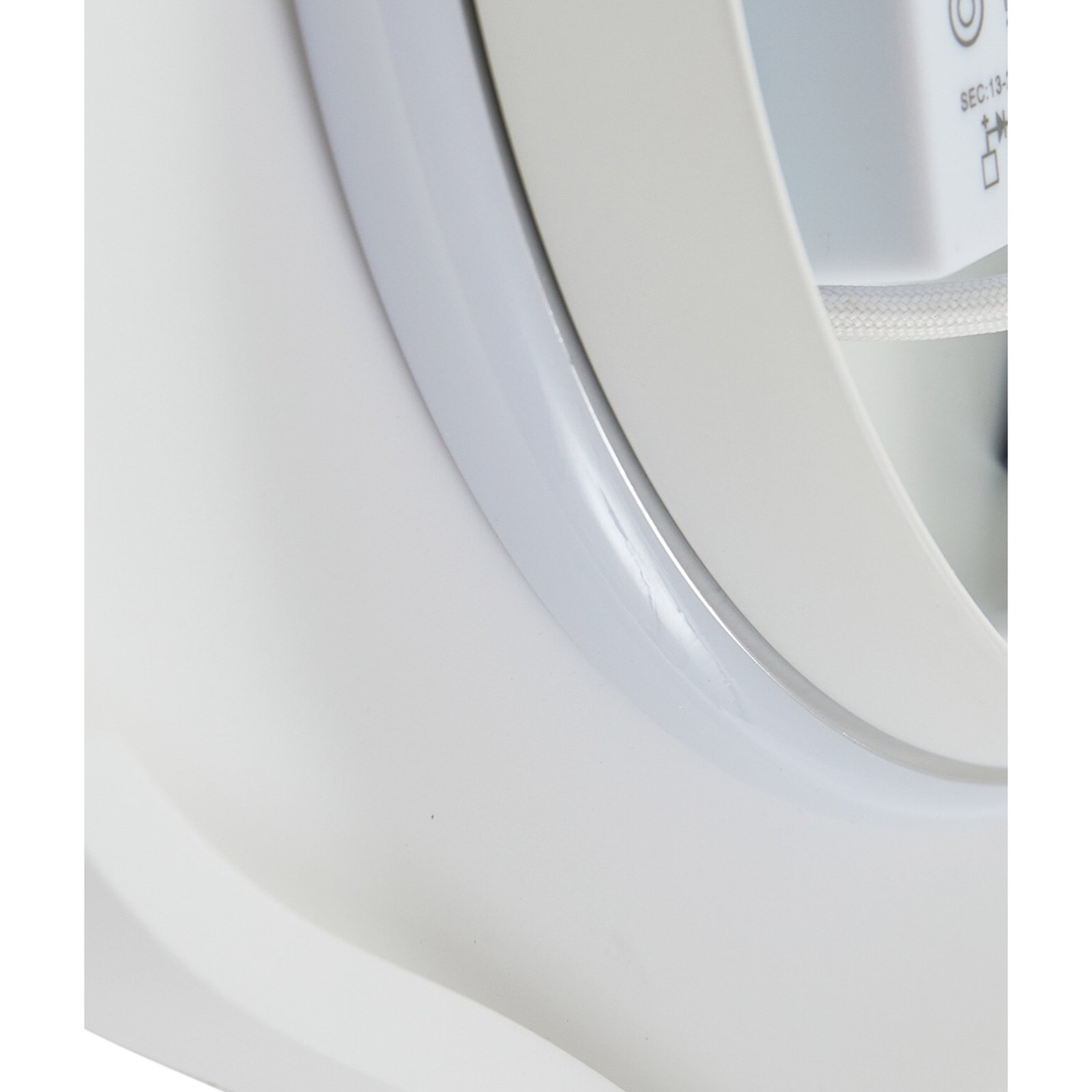 Kinkiet LED Nielson 30 x 30 cm biały gips - Lindby