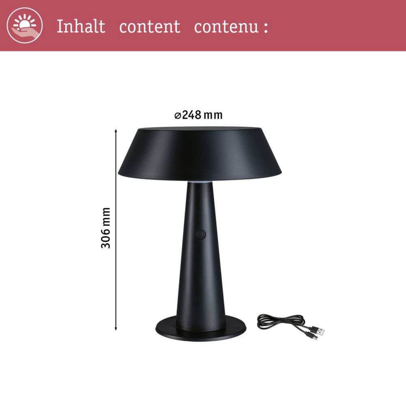 Soala Celulă solară Lampă Anthracite - Paulmann