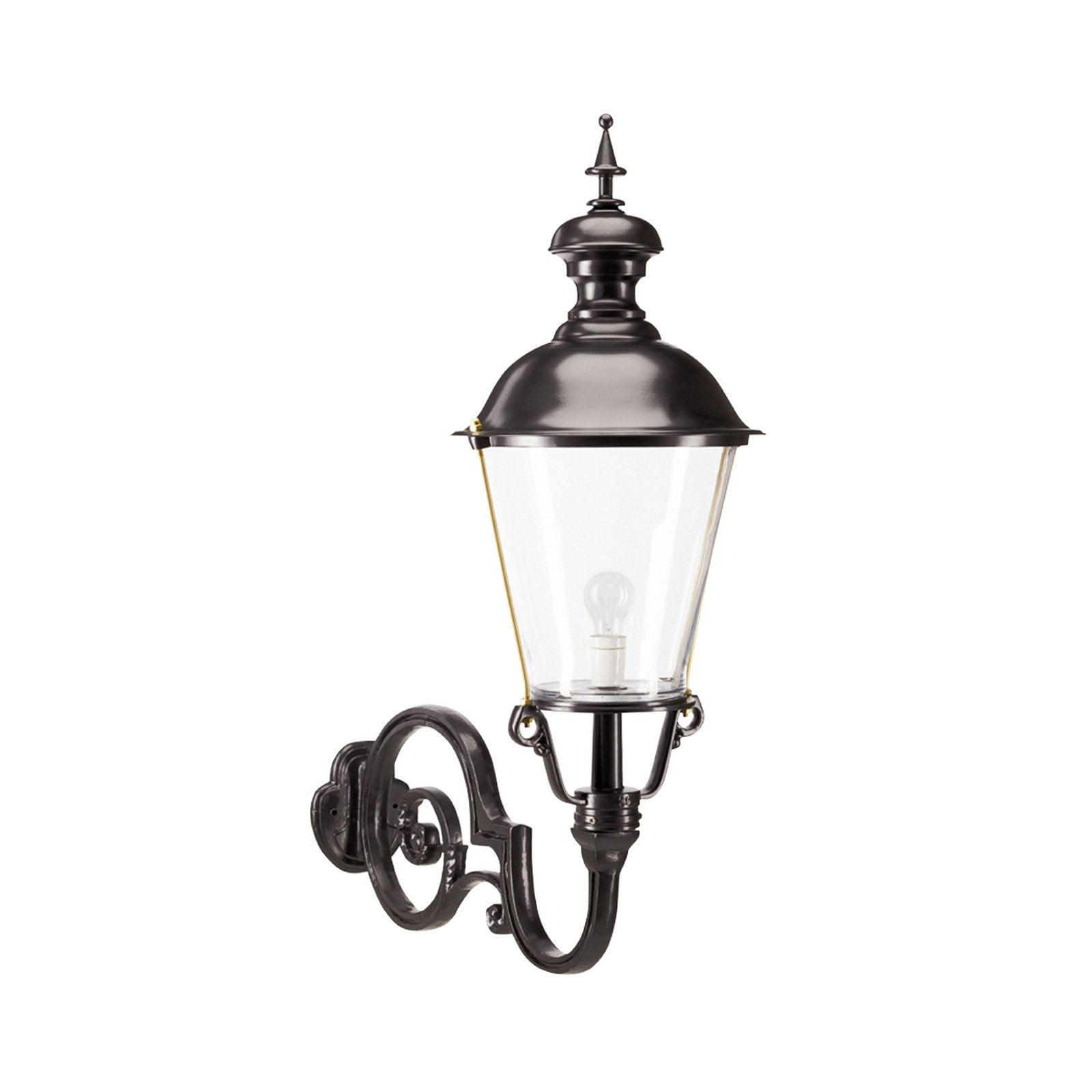 Amstel - Aplique de exterior, negro