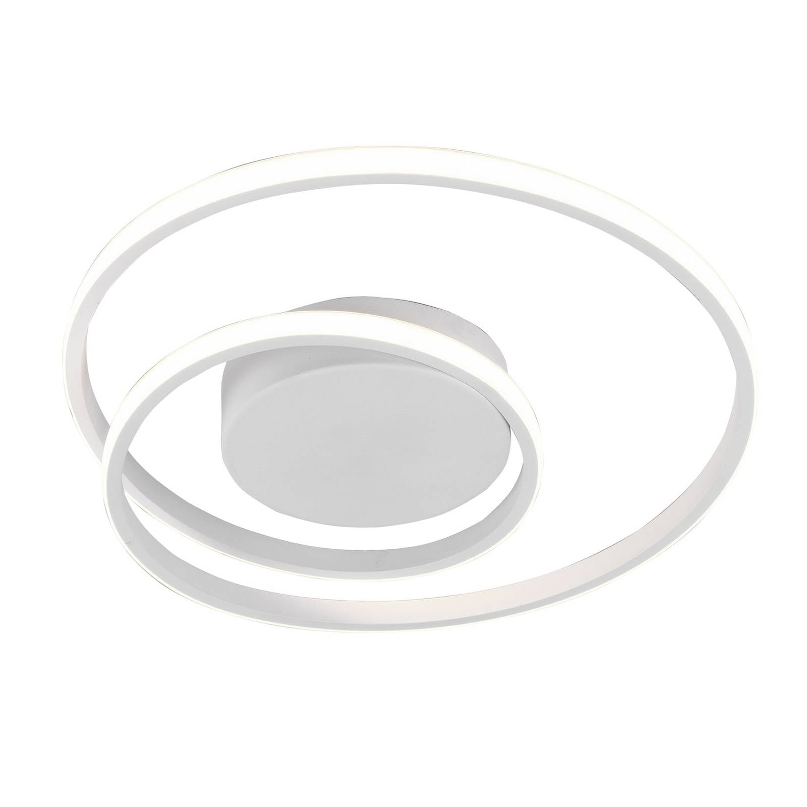 LED-Deckenleuchte Zibal, dimmbar, weiß