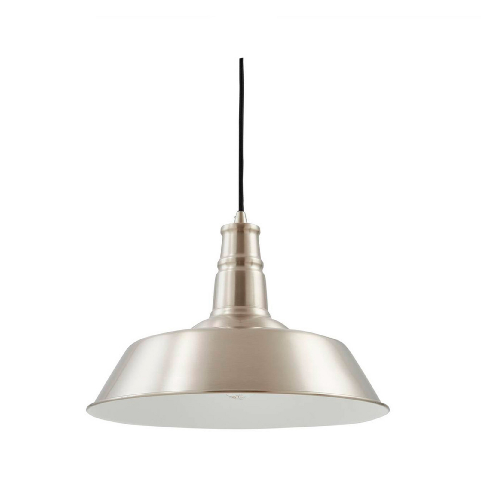 Laylan Taklampa Ø36 Nickel/Vit - Lindby