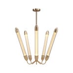 Lemon Squeeze Plafonnier Long Plated Brass - UMAGE