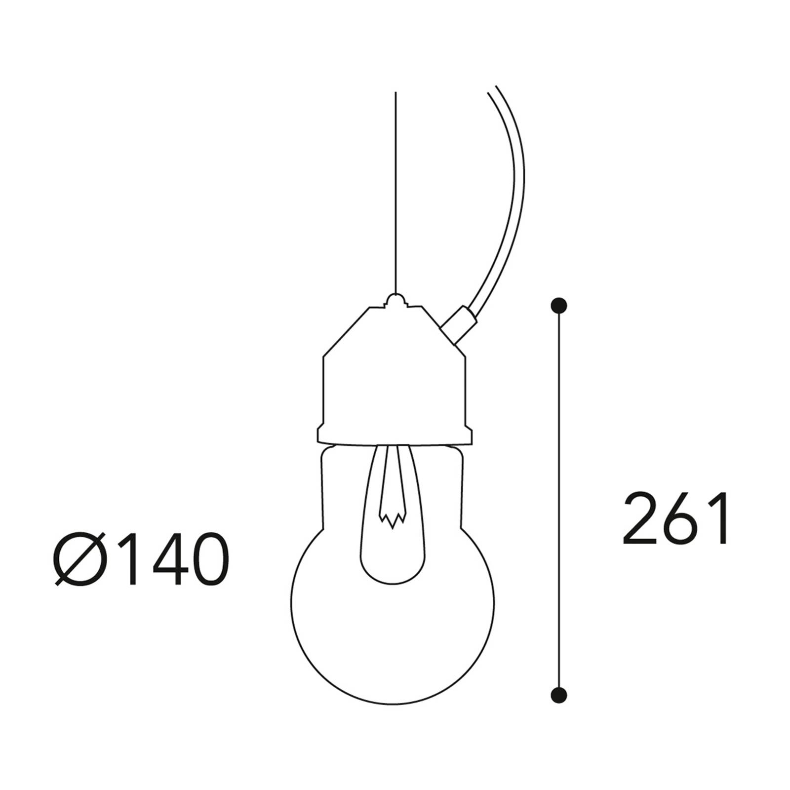 Hängelampe 1951N messing antik, Glas gewölbt klar günstig online kaufen