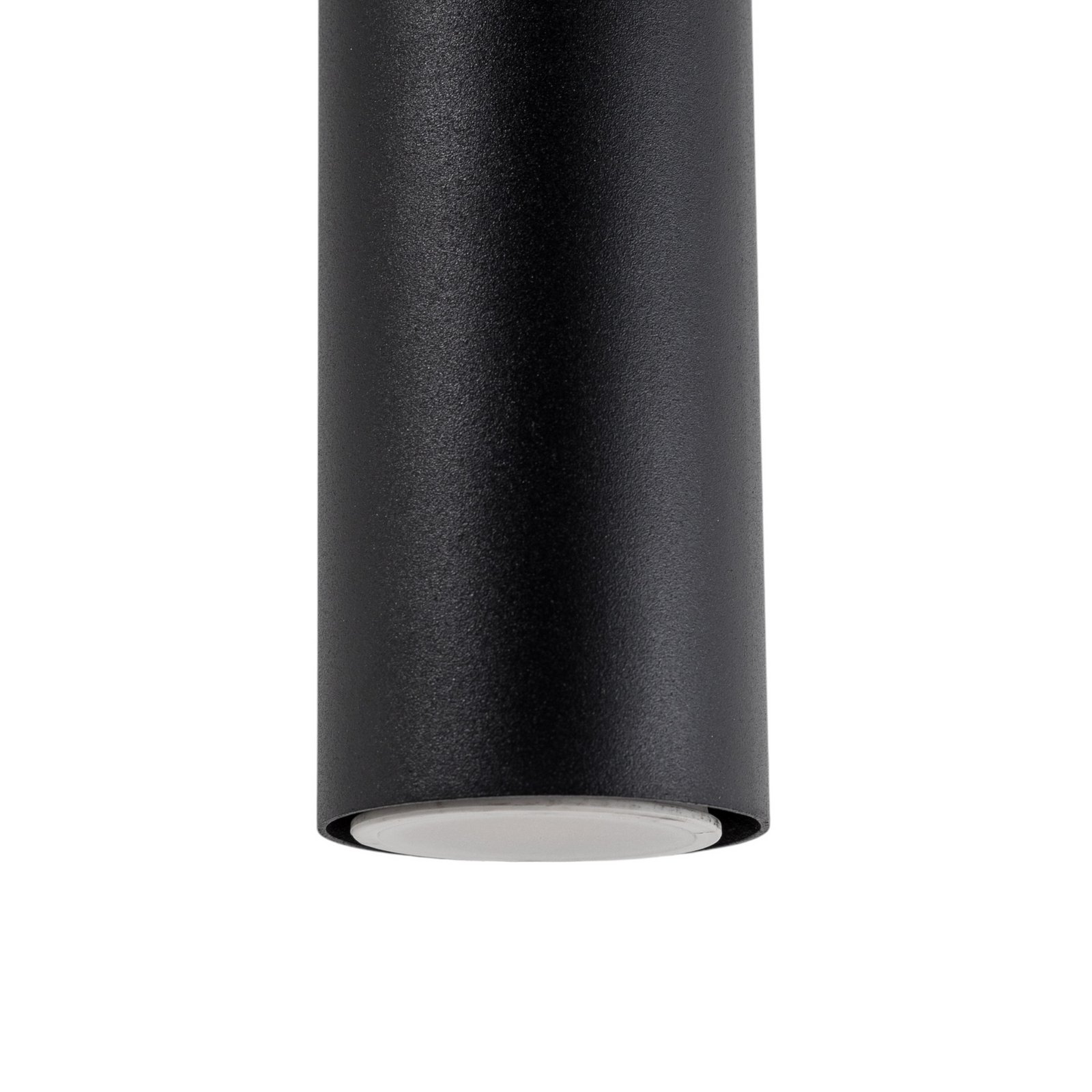 Lampa wisząca Omera, czarna, stal Ø 8 cm