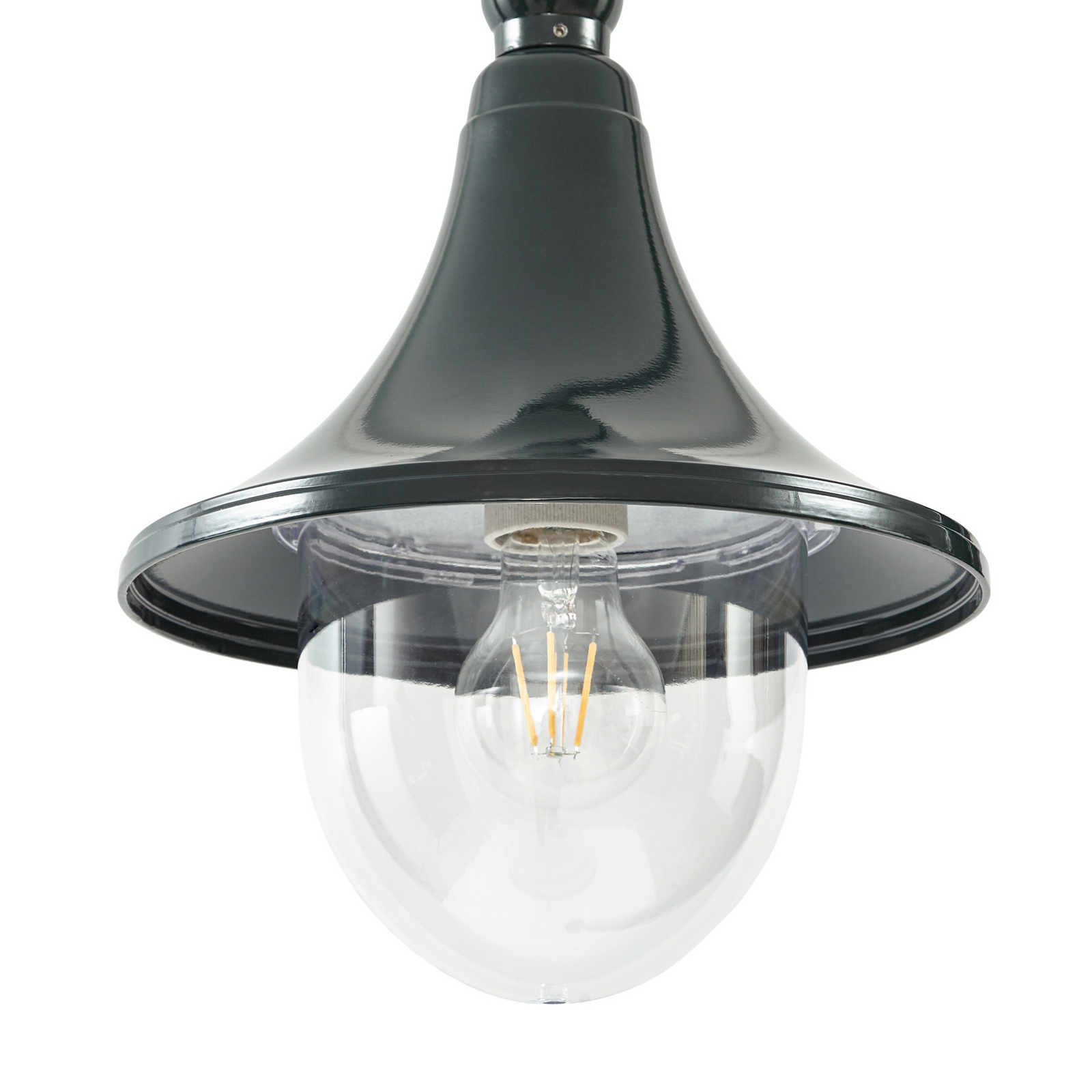 Lindby Außenleuchte Daphne, 220 cm, grün, Metall, E27 Lindby Außenleuchte Daphne, 220 cm, grün, Metall, E27