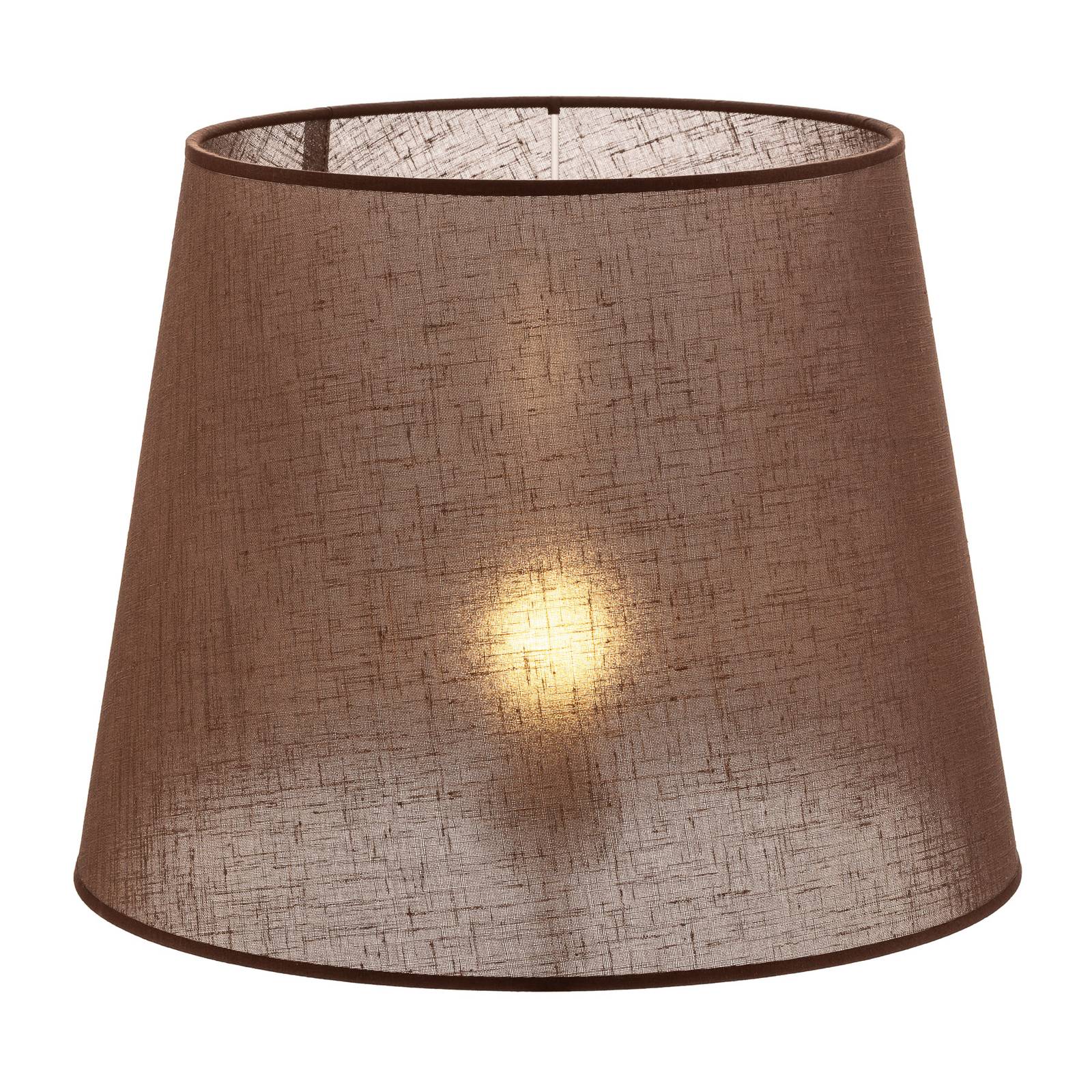 duolla abat-jour classic l lampadaires, brun/transparent