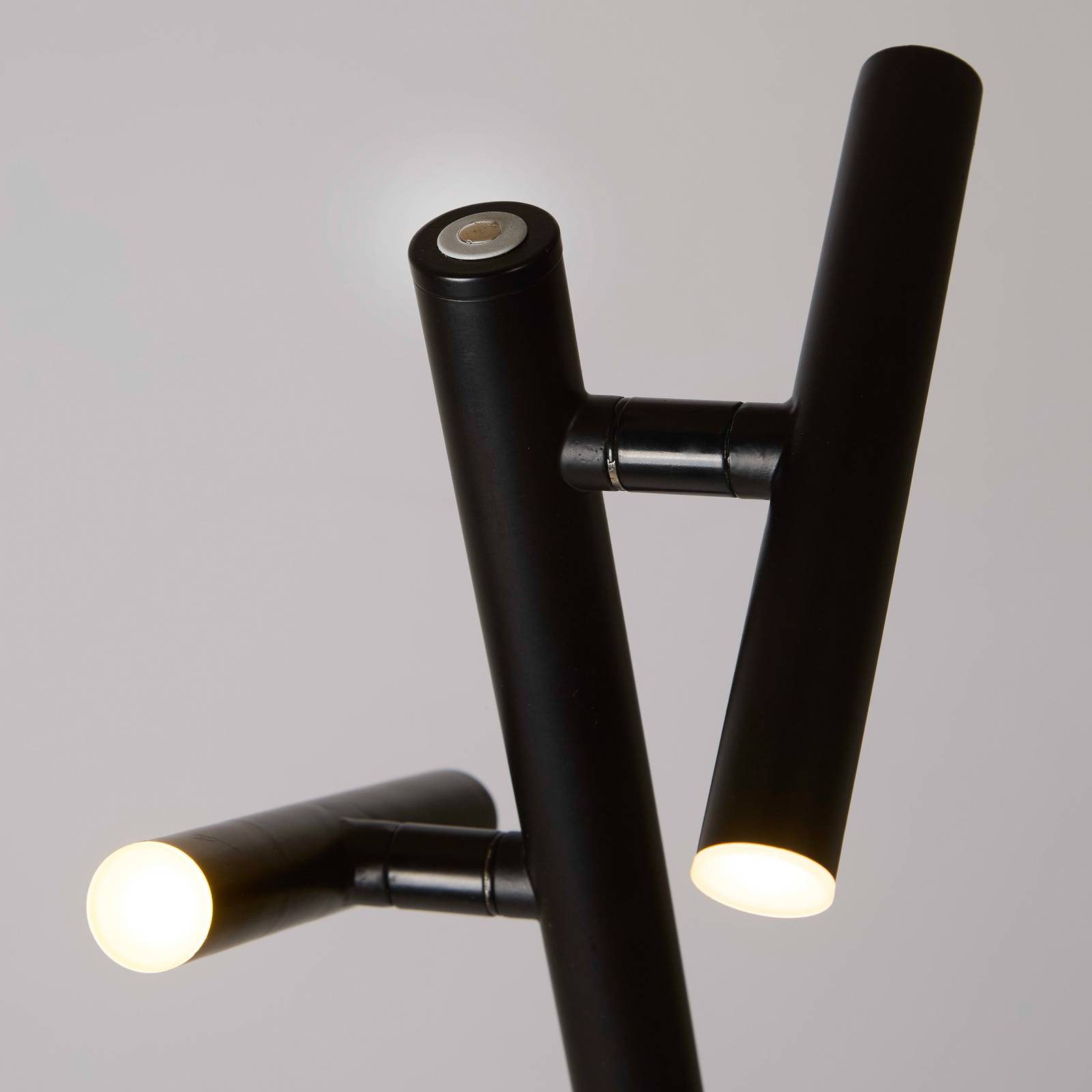 LED-Akku-Stehlampe 10460BK, schwarz, Höhe 127 cm, CCT 2-flg. günstig online kaufen