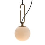 Staklena viseća lampa Artemide nh, Ø 14 cm