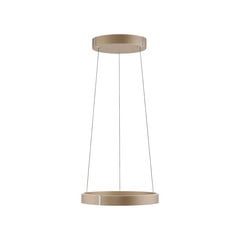 PURE Lámpara colgante LED E-Clipse color bronce Ø 50 cm metal CCT