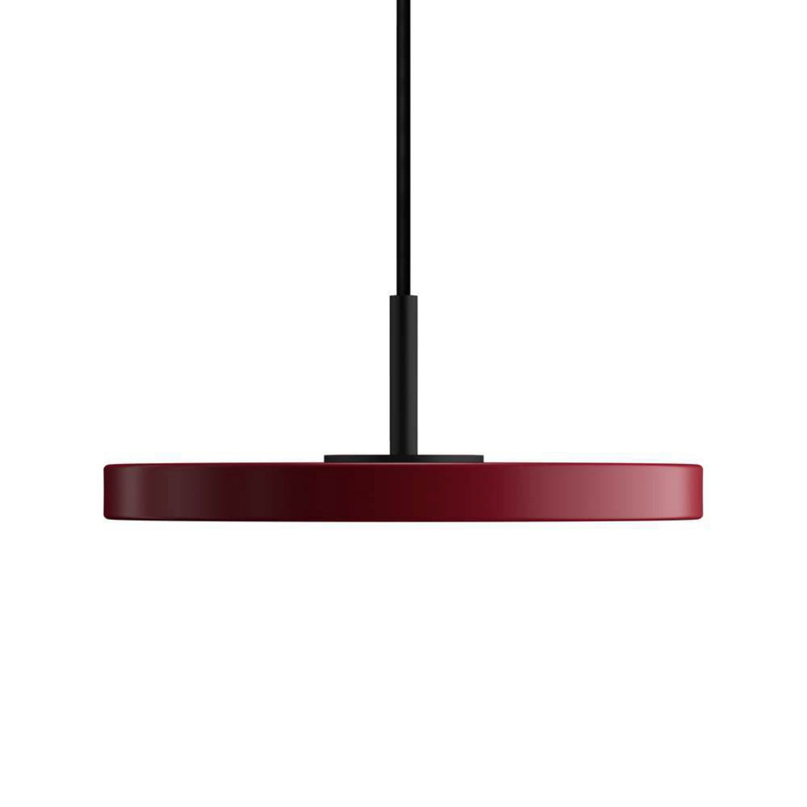 Asteria Pendel Micro Ruby Red/Black Top UMAGE - Spisestue - Metal
